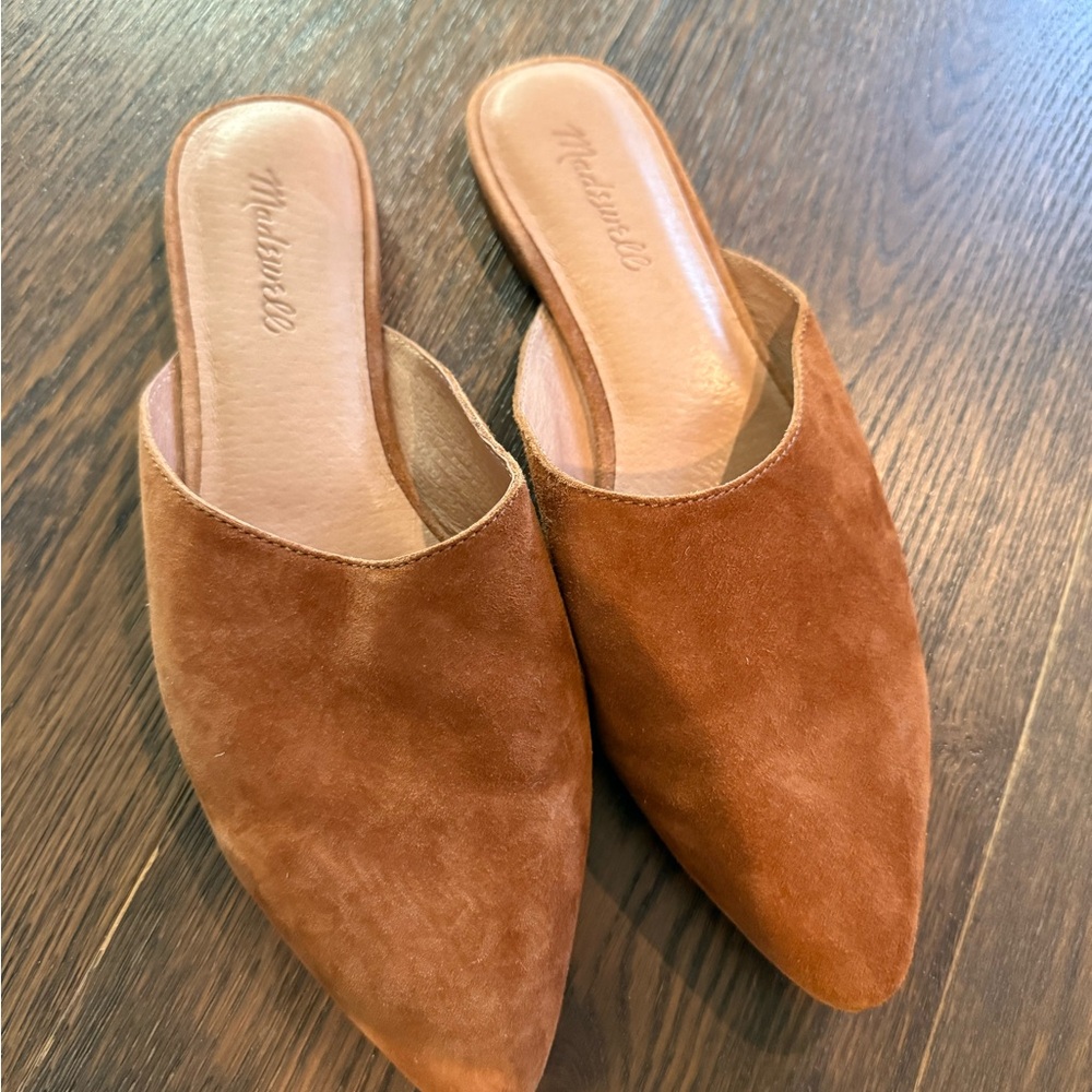 Madewell Women’s Brown Suede Mules